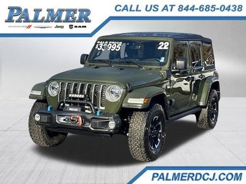 Used 2022 Jeep Wrangler Unlimited Sahara w/ Cold Weather Group image 1