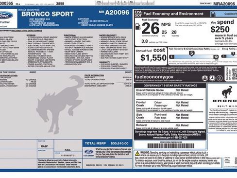 Used 2021 Ford Bronco Sport Big Bend AWD/4WD image 35