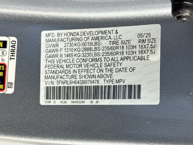 Used 2025 Honda Odyssey EX-L image 35