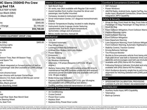 New 2025 GMC Sierra 2500 Pro AWD/4WD image 6