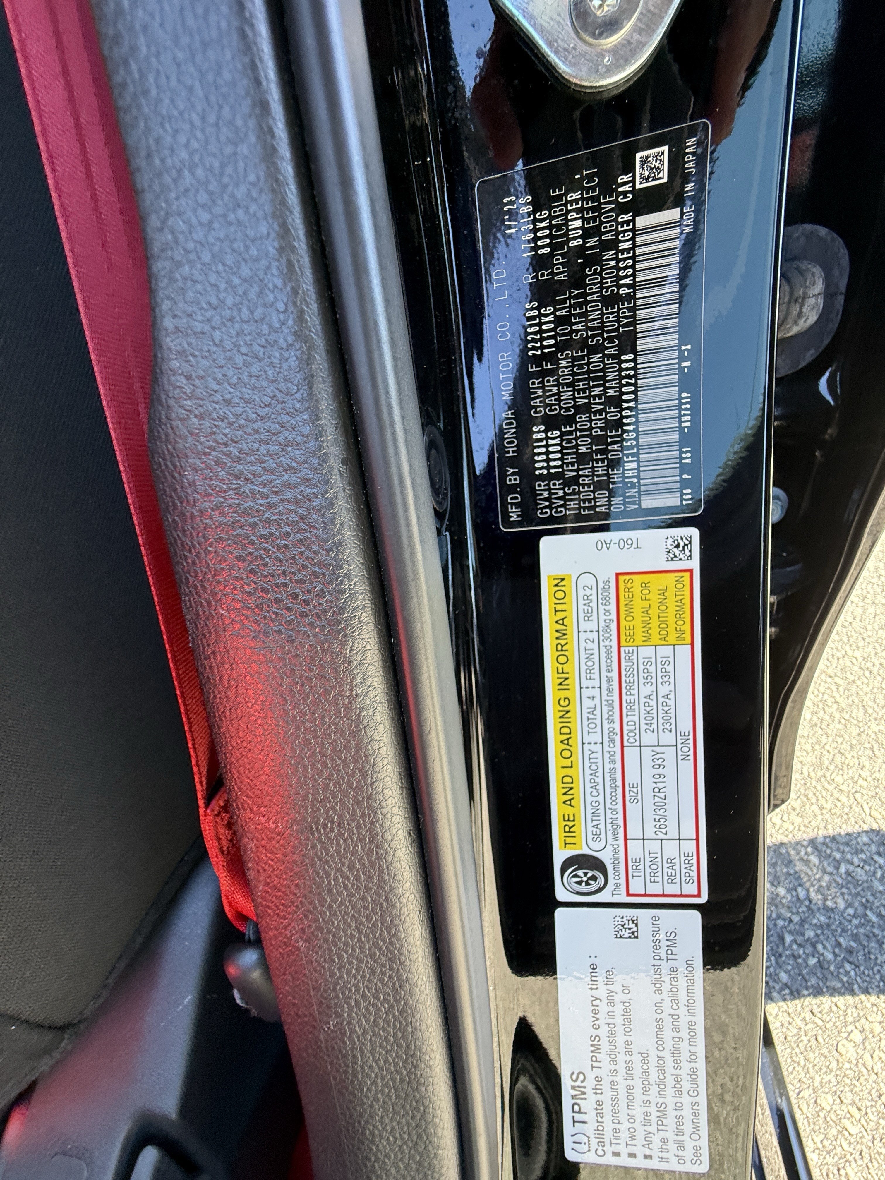 Certified 2023 Honda Civic Type R image 36