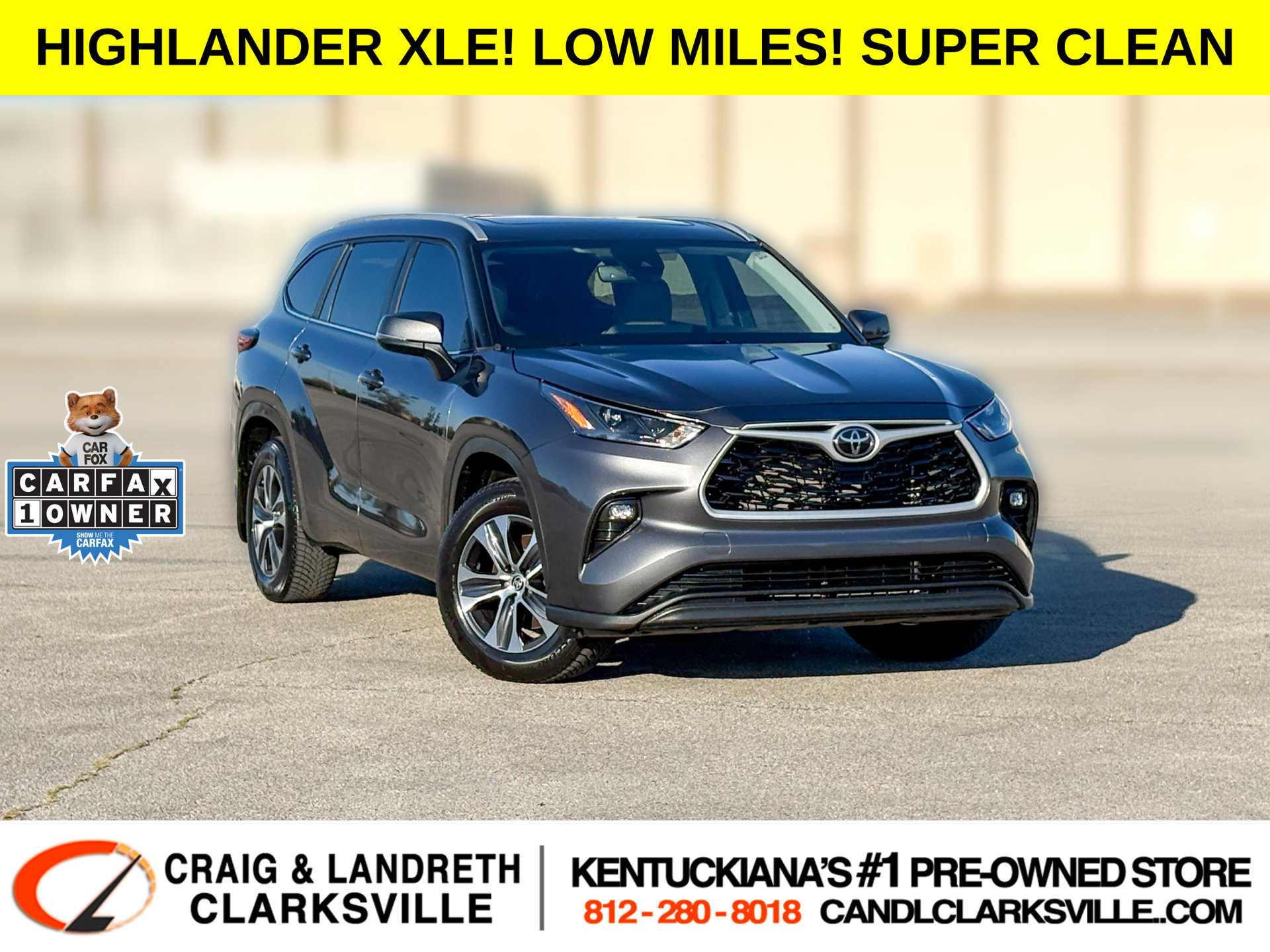 Used 2023 Toyota Highlander XLE FWD image 1
