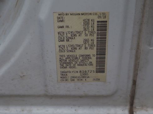 Used 2018 Nissan NV 2500 SV RWD image 27