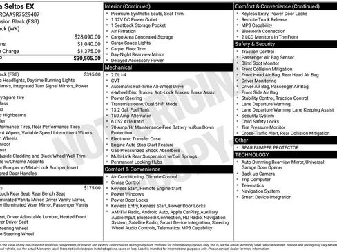 Used 2024 Kia Seltos EX image 37