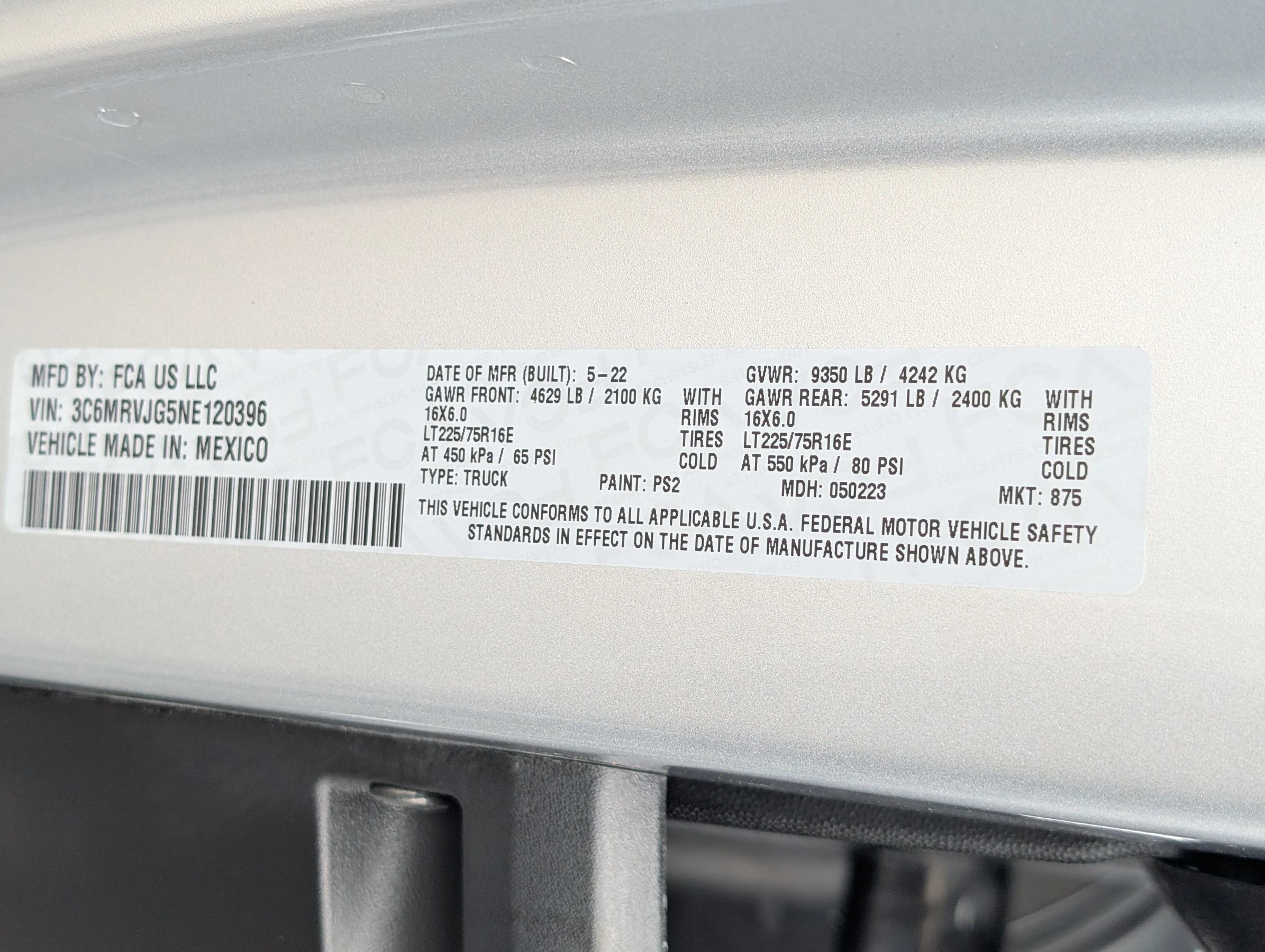 Used 2022 RAM ProMaster 3500 w/ Premium Convenience Group (A) FWD image 35