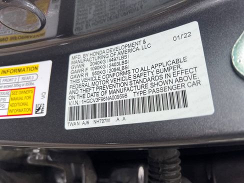 Used 2022 Honda Accord Touring image 6