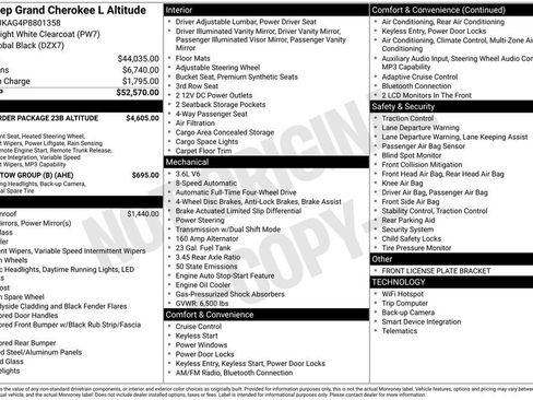 Used 2023 Jeep Grand Cherokee L Laredo AWD/4WD image 2