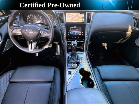 Used 2023 INFINITI Q50 Red Sport 400 w/ Black Opal Edition image 16