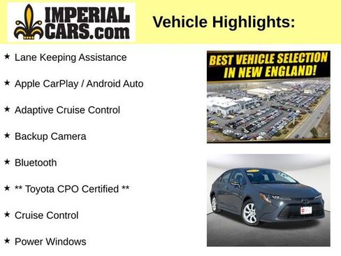 Certified 2024 Toyota Corolla LE image 3