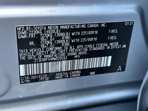 Certified 2021 Toyota RAV4 XSE image 33