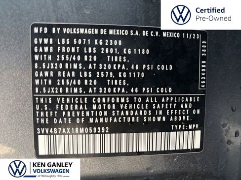 Used 2024 Volkswagen Tiguan SEL R-Line AWD/4WD image 28