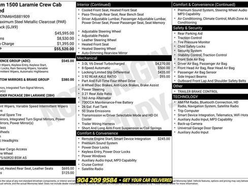 Used 2017 RAM 1500 Laramie w/ Convenience Group AWD/4WD image 42
