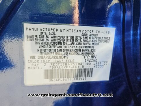 Used 2025 Nissan Kicks SR FWD image 7