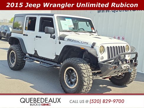 Used 2015 Jeep Wrangler Unlimited Rubicon w/ Dual Top Group AWD/4WD image 1