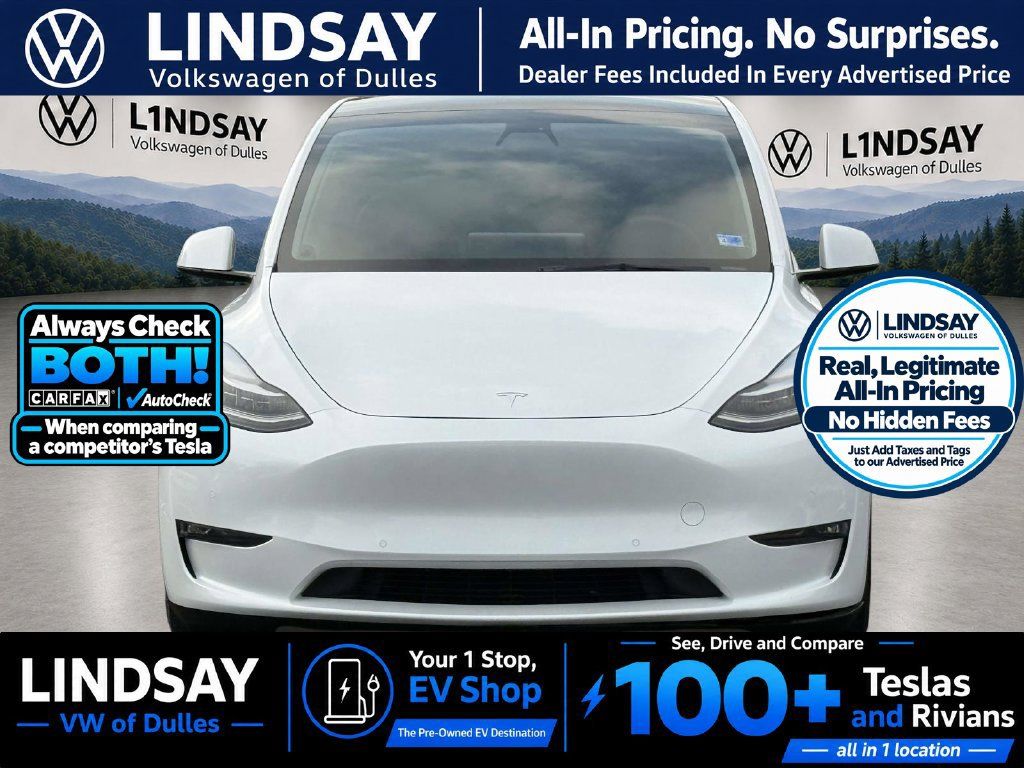 Used 2021 Tesla Model Y Long Range AWD/4WD image 2