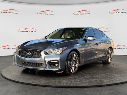 Used 2016 INFINITI Q50 Red Sport 400 image 2