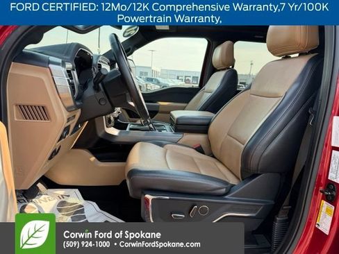 Used 2021 Ford F150 Lariat w/ Equipment Group 502A High AWD/4WD image 3