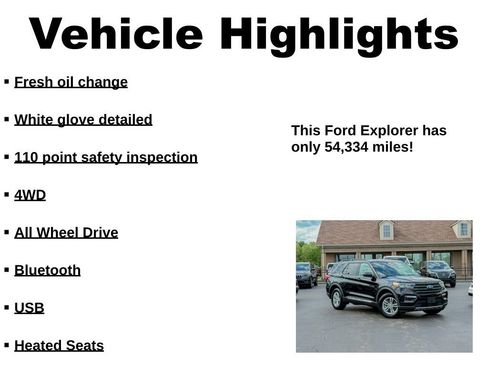 Used 2022 Ford Explorer XLT w/ Equipment Group 202A AWD/4WD image 39