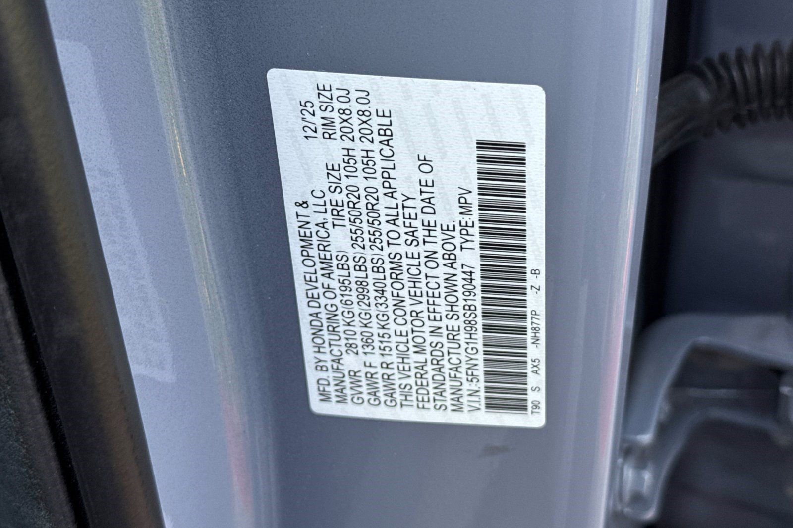 Certified 2025 Honda Pilot Black Edition image 30