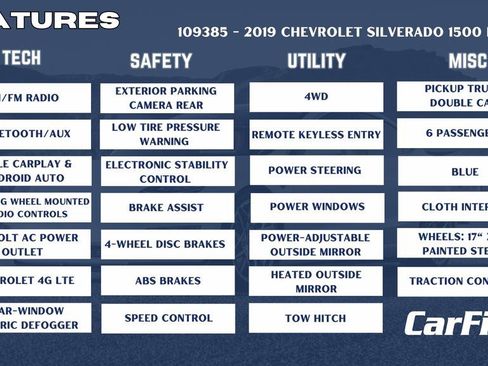 Used 2019 Chevrolet Silverado 1500 W/T w/ WT Convenience Package image 31