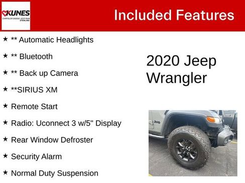 Used 2020 Jeep Wrangler Unlimited Sport image 5