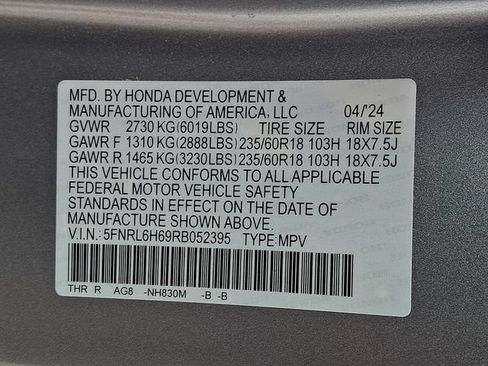 Used 2024 Honda Odyssey EX-L image 27