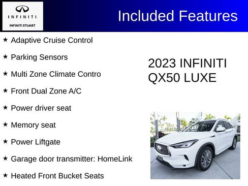 Certified 2023 INFINITI QX50 Luxe AWD/4WD image 4