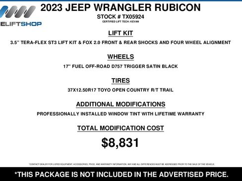 Used 2023 Jeep Wrangler Unlimited Rubicon 392 w/ Trailer Tow Package image 2