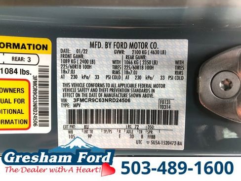 Certified 2022 Ford Bronco Sport Outer Banks image 33