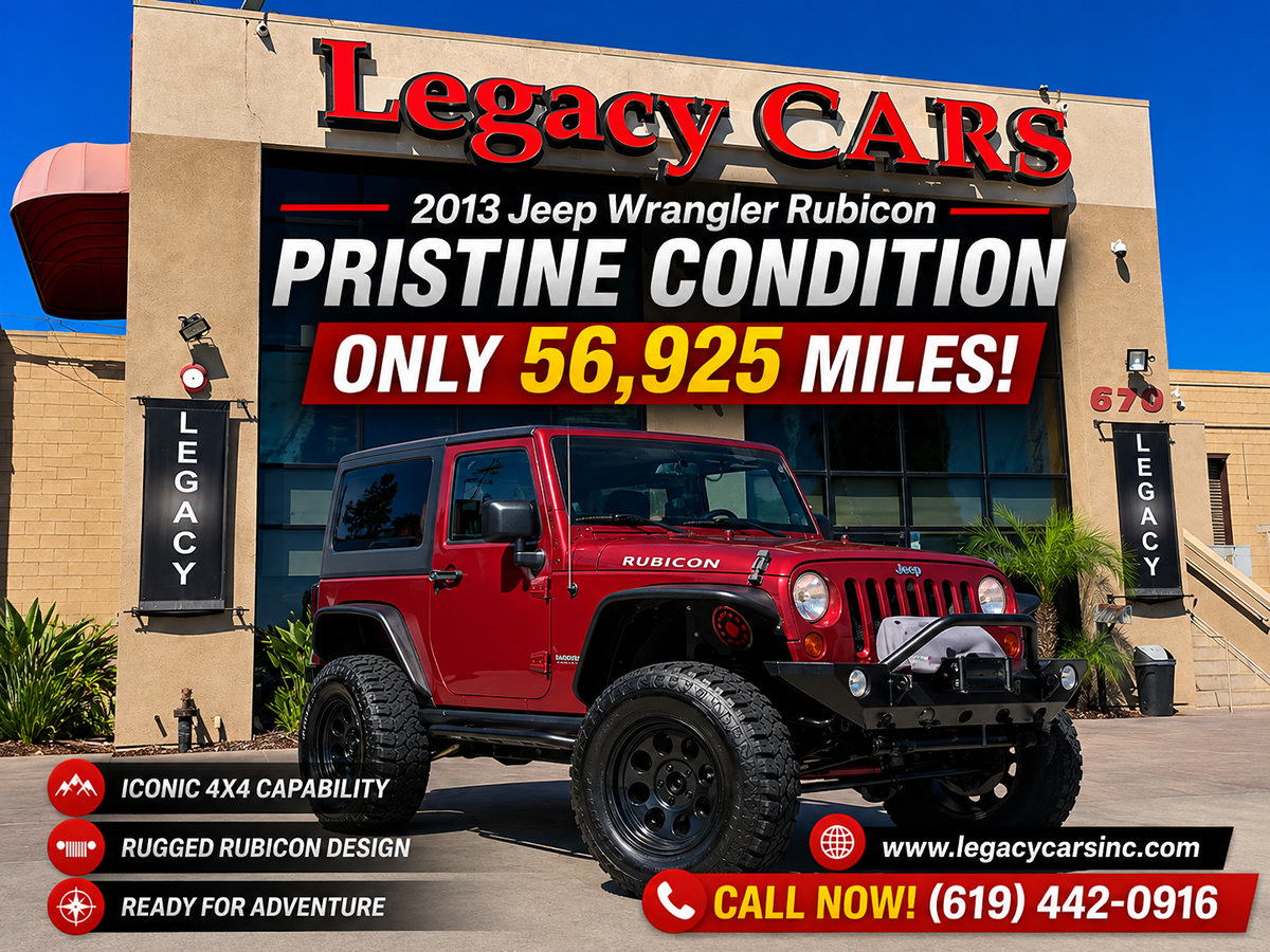 Used 2013 Jeep Wrangler Rubicon w/ PWR Convenience Group AWD/4WD image 2
