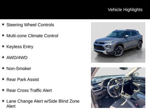 Used 2021 Chevrolet TrailBlazer LT w/ Driver Confidence Package AWD/4WD image 11