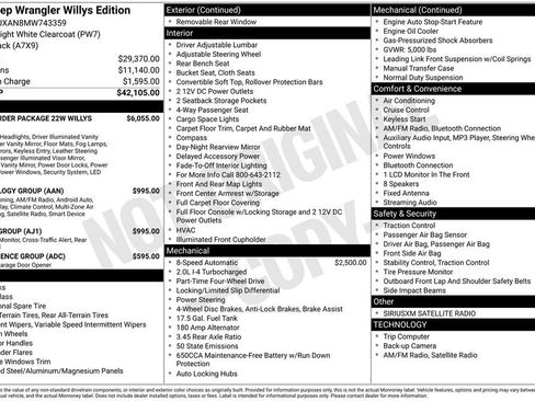 Used 2021 Jeep Wrangler Willys image 27