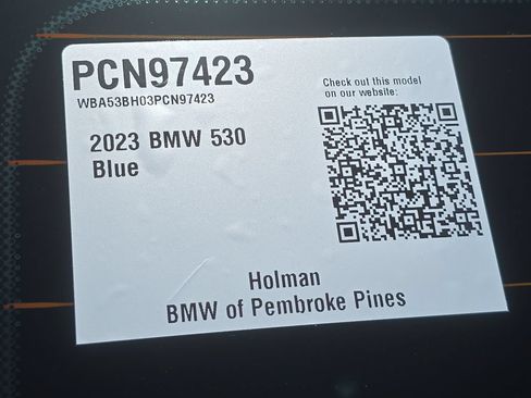 Used 2023 BMW 530i w/ M Sport Package RWD image 22