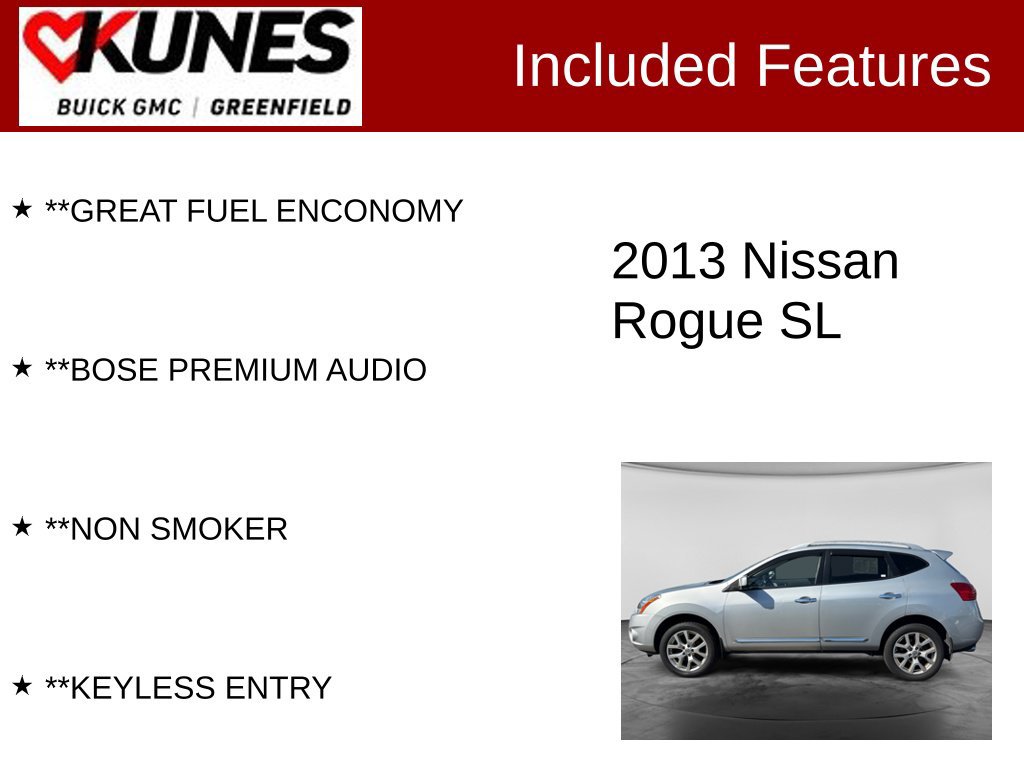 Used 2013 Nissan Rogue SL AWD/4WD image 3