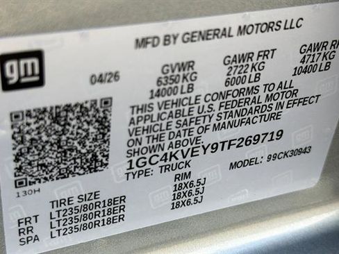 New 2026 Chevrolet Silverado 3500 High Country w/ Technology Package AWD/4WD image 35