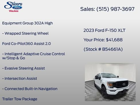 Used 2023 Ford F150 XLT w/ Equipment Group 302A High image 21