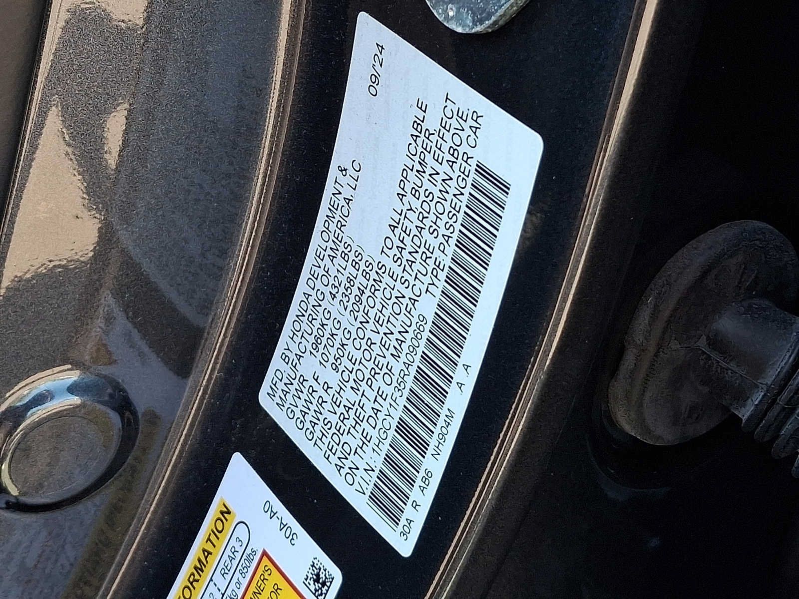 Used 2024 Honda Accord EX image 29