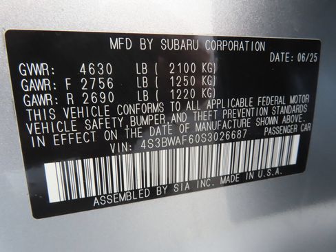 Certified 2025 Subaru Legacy Premium AWD/4WD image 29