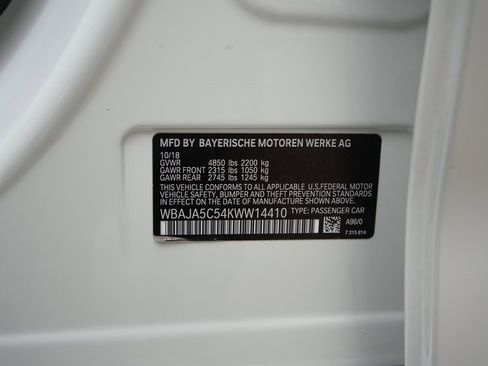 Used 2019 BMW 530i w/ Convenience Package image 31