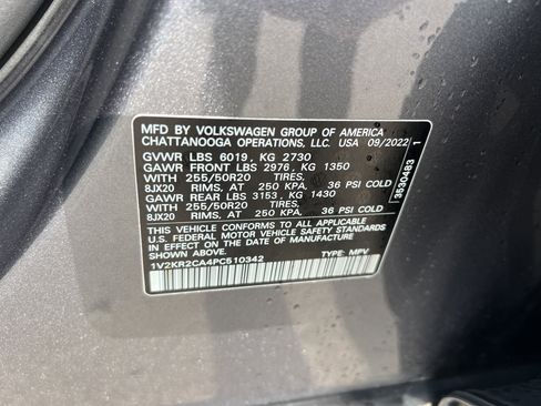 Used 2023 Volkswagen Atlas SE w/ Panoramic Sunroof Package AWD/4WD image 32