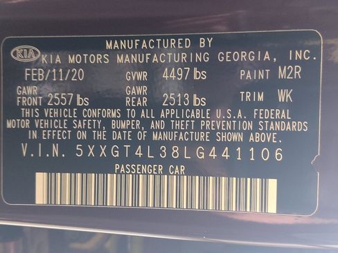 Used 2020 Kia Optima LX FWD image 33