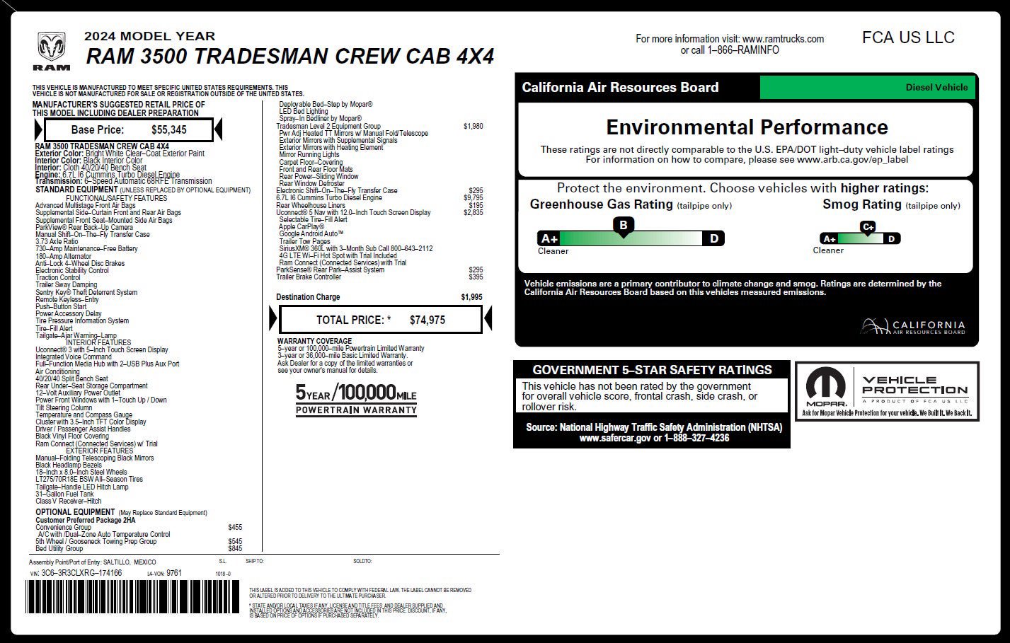 Used 2024 RAM 3500 Tradesman w/ Bed Utility Group AWD/4WD image 3