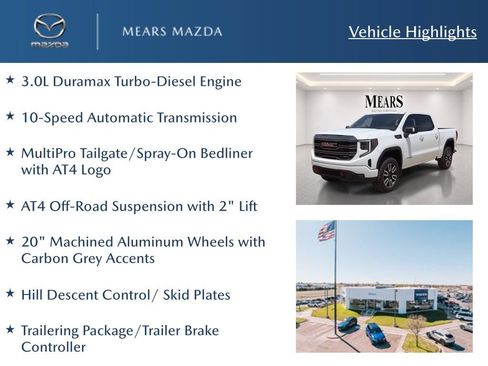 Used 2023 GMC Sierra 1500 AT4 w/ Technology Package AWD/4WD image 2