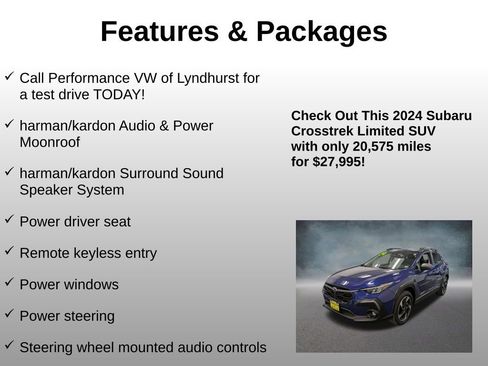 Used 2024 Subaru Crosstrek 2.5i Limited AWD/4WD image 4