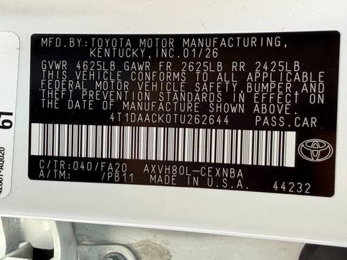 Used 2026 Toyota Camry LE FWD image 24