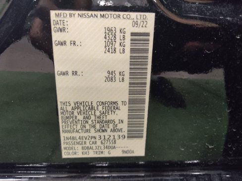 Used 2023 Nissan Altima 2.5 SL FWD image 33