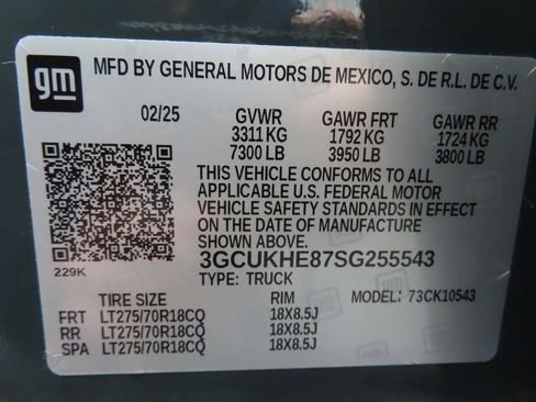 Used 2025 Chevrolet Silverado 1500 ZR2 w/ Technology Package image 65