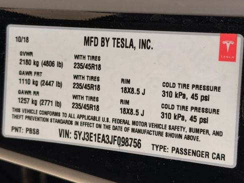 Used 2018 Tesla Model 3 Mid Range RWD image 48