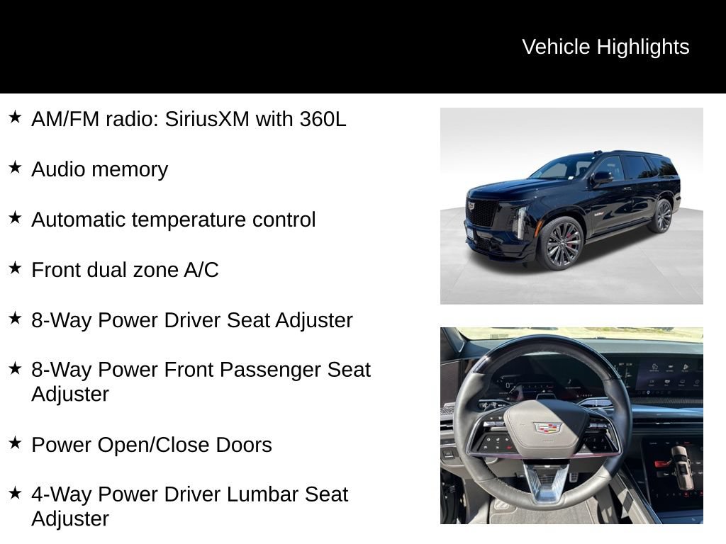 Certified 2025 Cadillac Escalade V AWD/4WD image 17