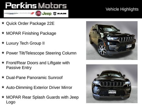 New 2025 Jeep Grand Cherokee Limited w/ Luxury Tech Group II image 2